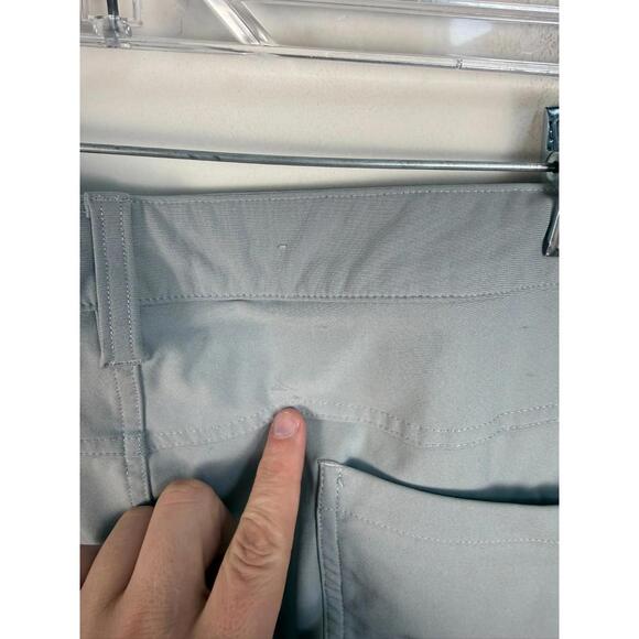Lululemon ABC Classic Fit Stretch Chinos Pants Grey 40x32 - Picture 5 of 9